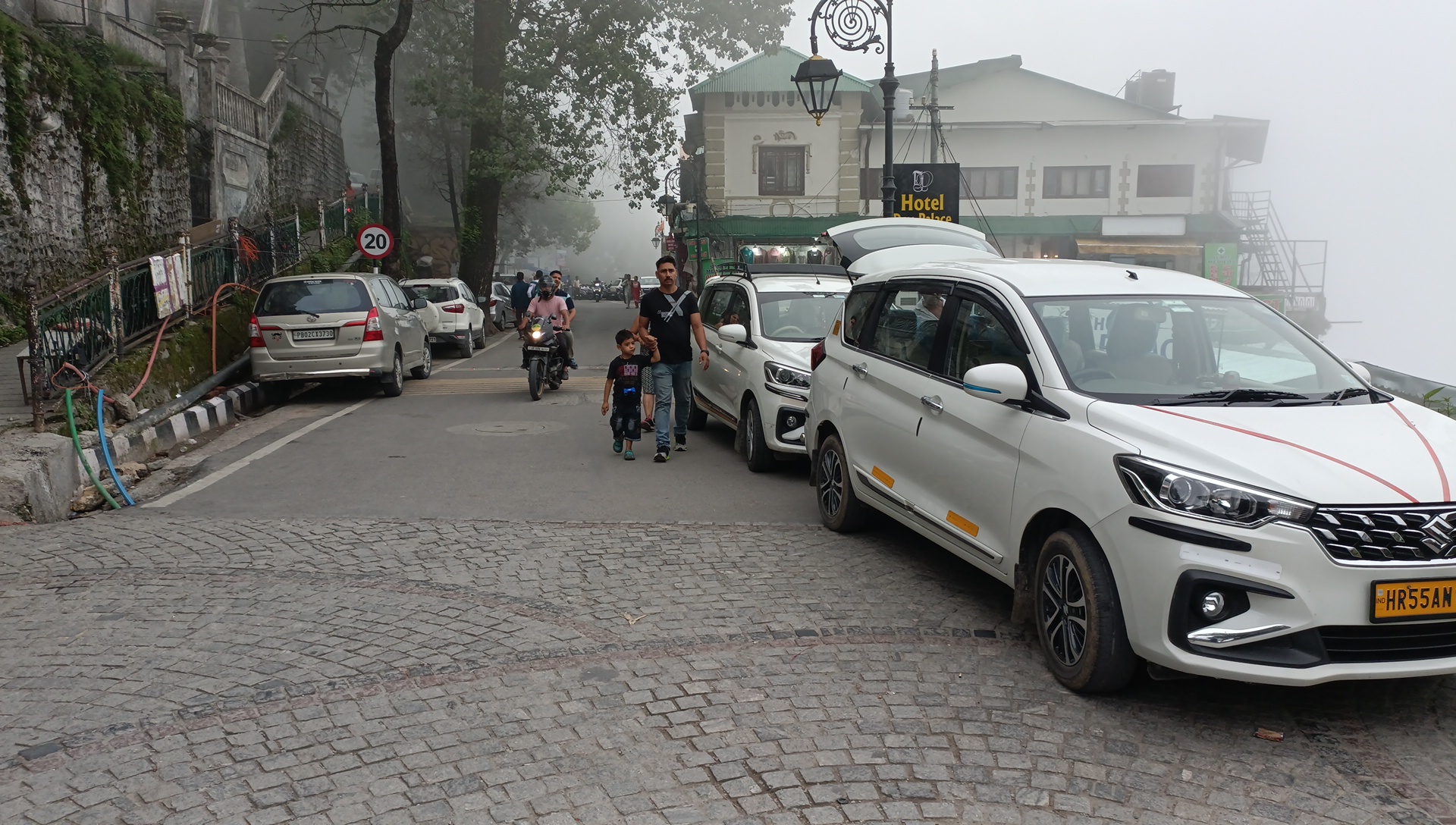 Mall Road in Mussoorie