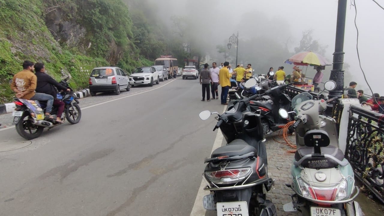 Mall Road in Mussoorie