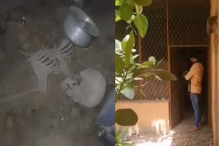 حیدرآباد: 7 سال سے بند مکان سے انسانی ڈھانچہ برآمد