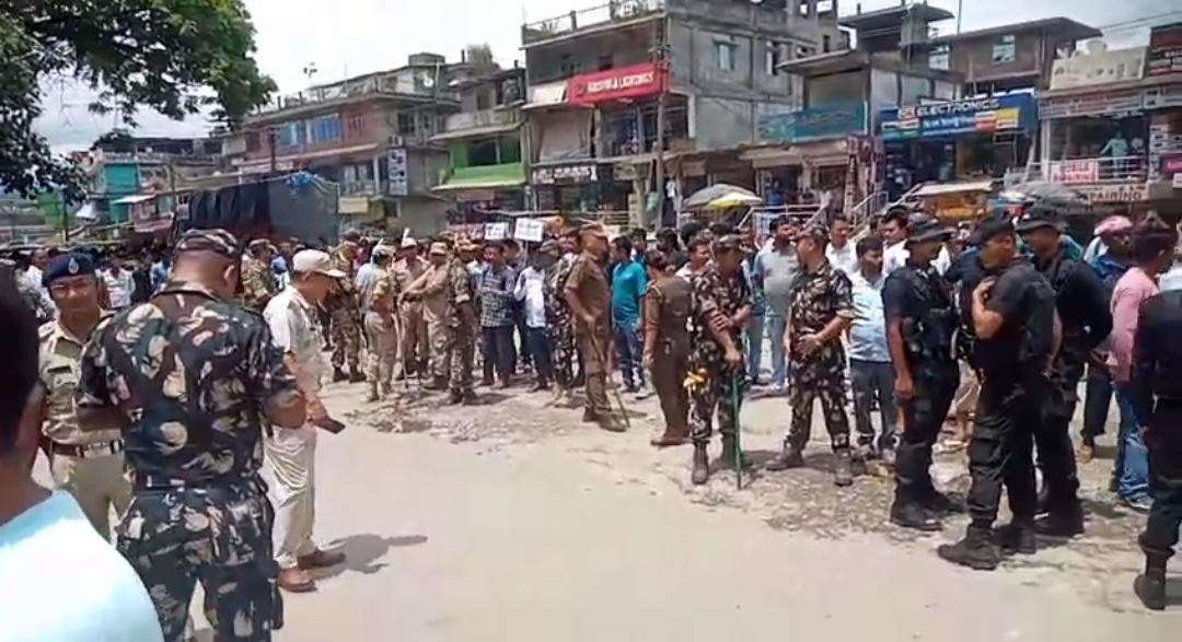 Protest against the murder of two youths from Assam in Arunachal Pradesh