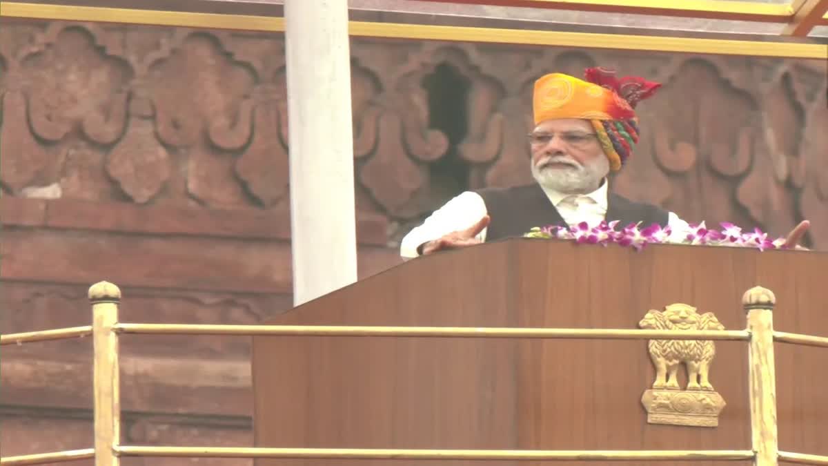 PM Modi comments on Manipur Violence from Red Fort
