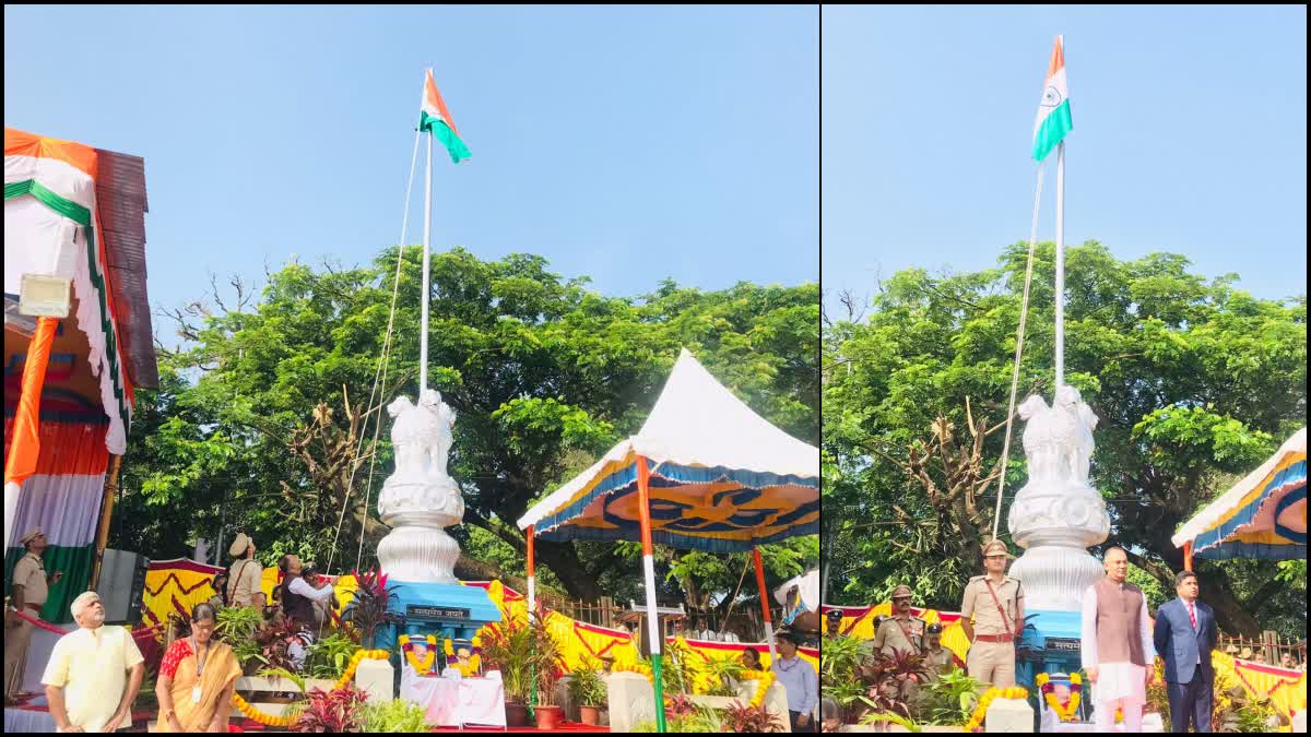 Minister Dinesh Gundurao flag hoisted