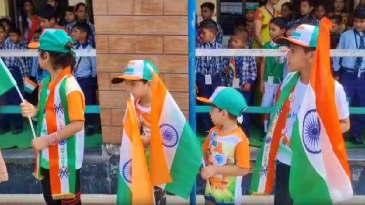 Seema Haider's children wave Tricolour at DPS School; celebrate 77th Independence Day