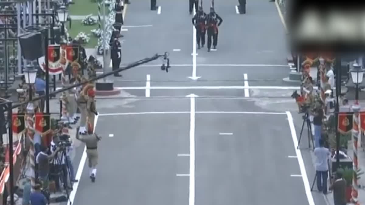 Beating Retreat Ceremony at Wagah-Attari Border