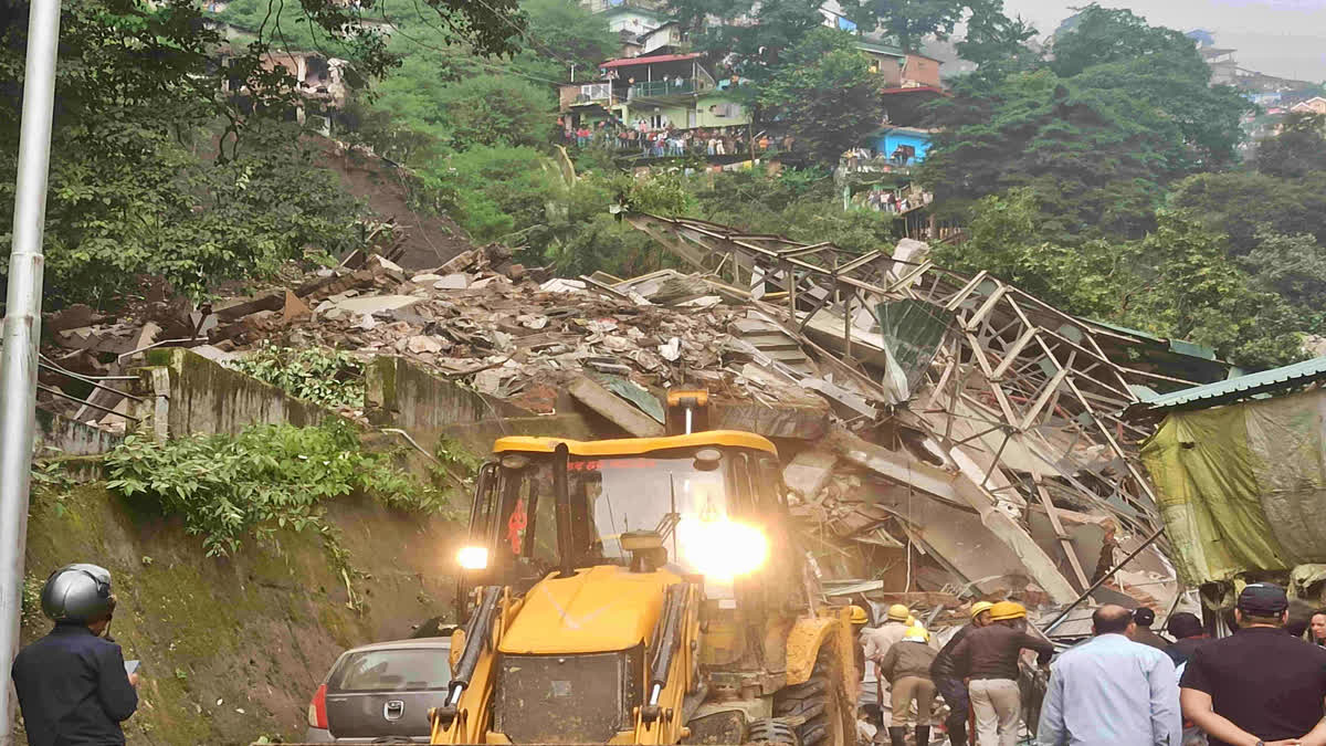 Slaughter House Collapses In Shimla