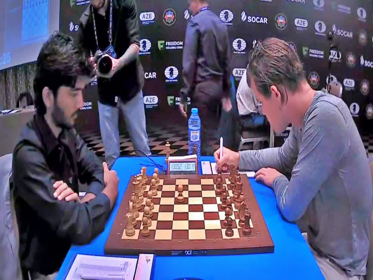 Gukesh wins against Magnus Carlsen! Gukesh vs Carlsen