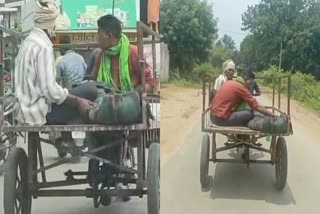 Dead Body On Rickshaw
