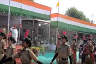 77th Independence day celebration in Tonk, Sikar and Jhalawar and other districts