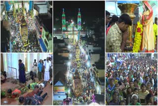 kamanayakkanpatti festival:காமநாயக்கன்பட்டி புனித பரலோக மாதா திருத்தலத்தில் தேர்பவனி