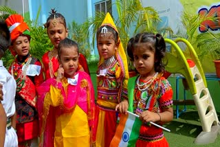 बेतिया में बच्चों उत्साह एवं उमंग के साथ मनाया स्वतंत्रता दिवस