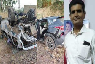 एसयूवी चालक ने 120 की स्पीड से पुलिस की इंटरसेप्टर को मारी टक्कर, खुद मरा, एएसआई की भी मौत