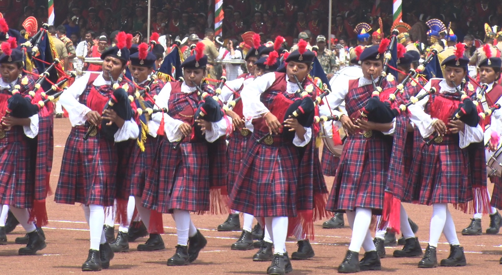 Womens Bagpiper Band