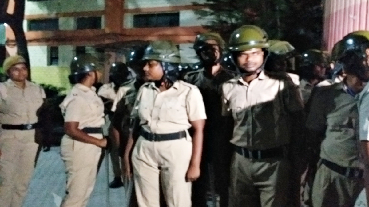 Police in RG Kar Hospital