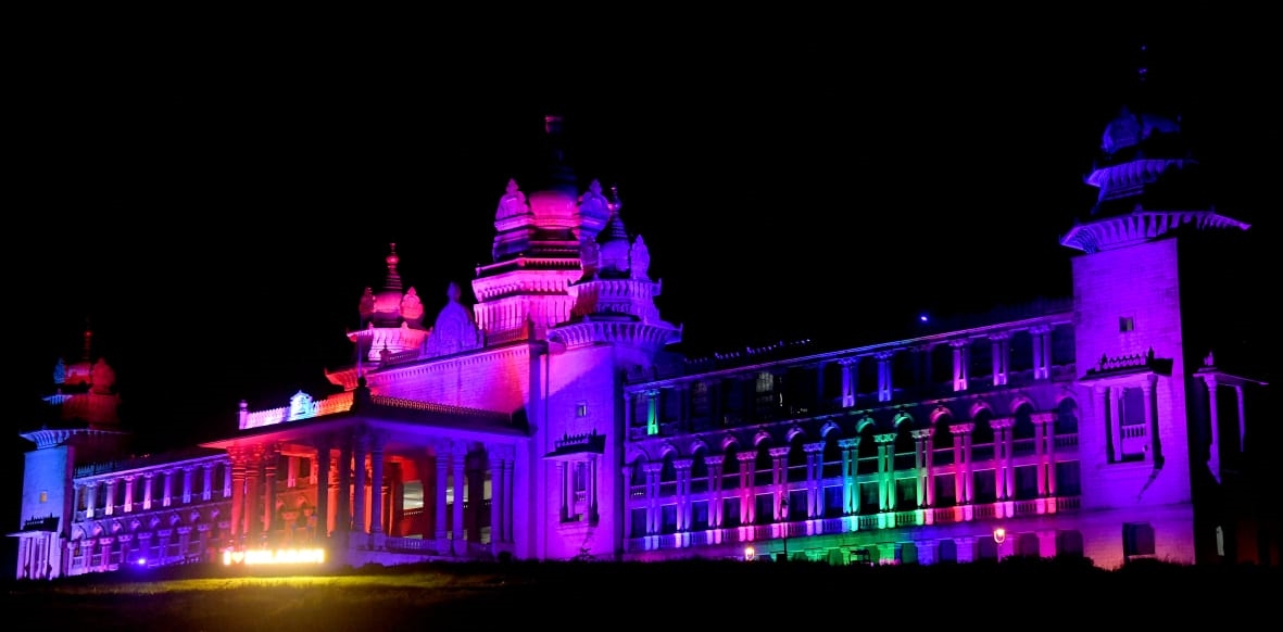 ಮಿರಿ ಮಿರಿ ಮಿಂಚಿದ ಬೆಳಗಾವಿಯ ಸುವರ್ಣ ವಿಧಾನಸೌಧ