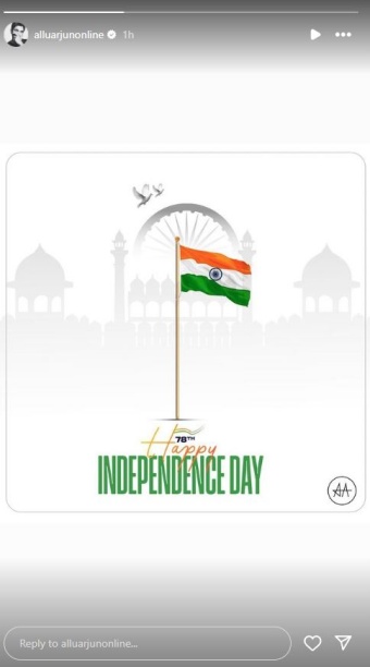 Independence Day Greetings from Celebrities