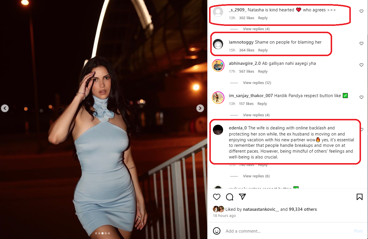 Netizens Apologise To Natasa Stankovic