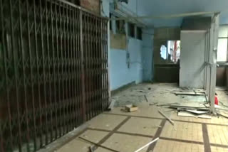 Scenes of vandalism at RF Kar Hospital in Kolkata