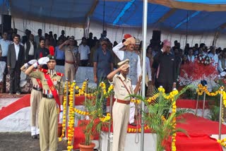 SAGAR RAJENDRA SHUKLA HOISTED FLAG