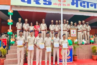 ssp-hoisted-the-flag-in-ranchi-police-line