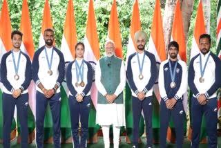 Etv BharatPM Narendra Modi Meeting Olympics medalist