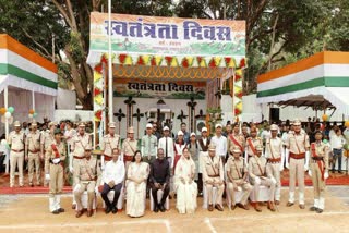 LAXMI RAJWADE HOISTED TIRANGA