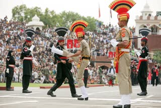 The spirit of the soldiers was visible in the Attari Border Beating Retreat Ceremony