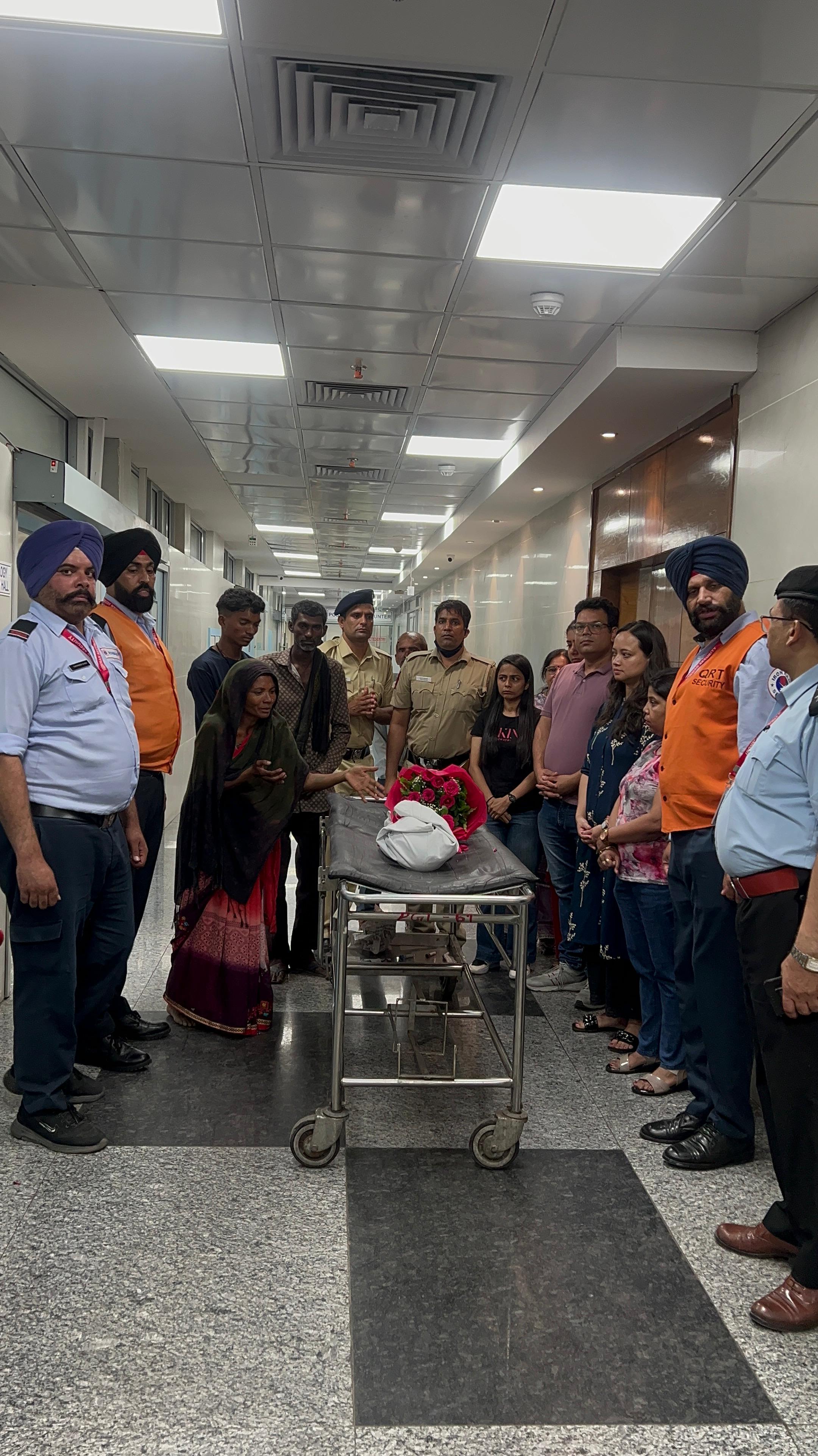 Three year old Kanchan who lost her life in a road accident in Chandigarh donated her organs