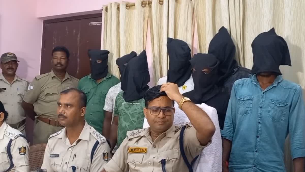 several criminals arrested by puri police