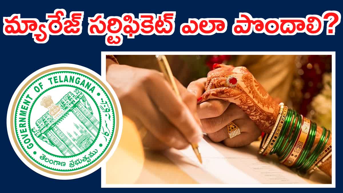 Marriage Certificate in Telangana