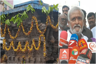 Temple theer restoration work