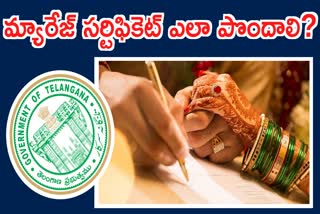 Marriage Certificate in Telangana