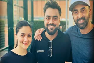 Rashid Khan meets Ranbir Alia