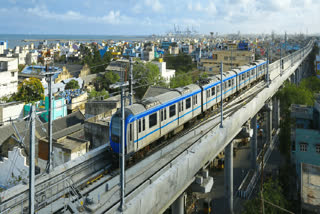 today Chennai metro train time extend