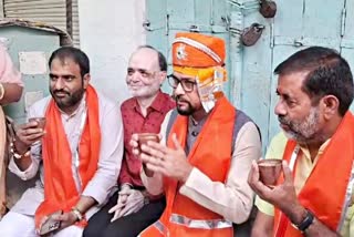 Anurag Thakur visits sreenathjee temple