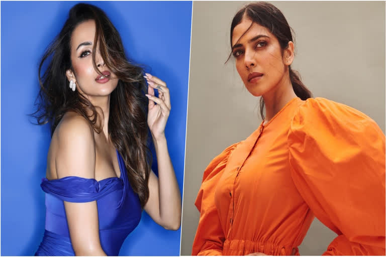 Malaika Arora dropped a string of pictures, donning a blue off-shoulder outfit with a thigh-high slit. Malaika Arora dropped a string of pictures, donning a blue off-shoulder outfit with a thigh-high slit.