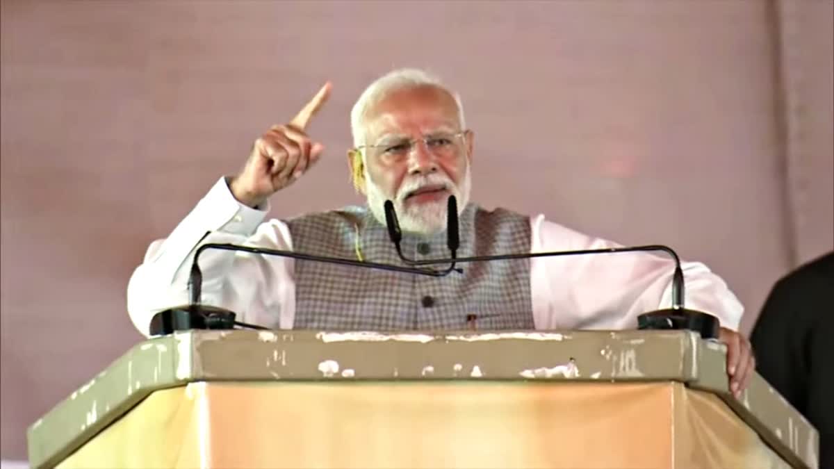 PM Narendra Modi addressed a public meeting at Gopal Maidan in Jamshedpur