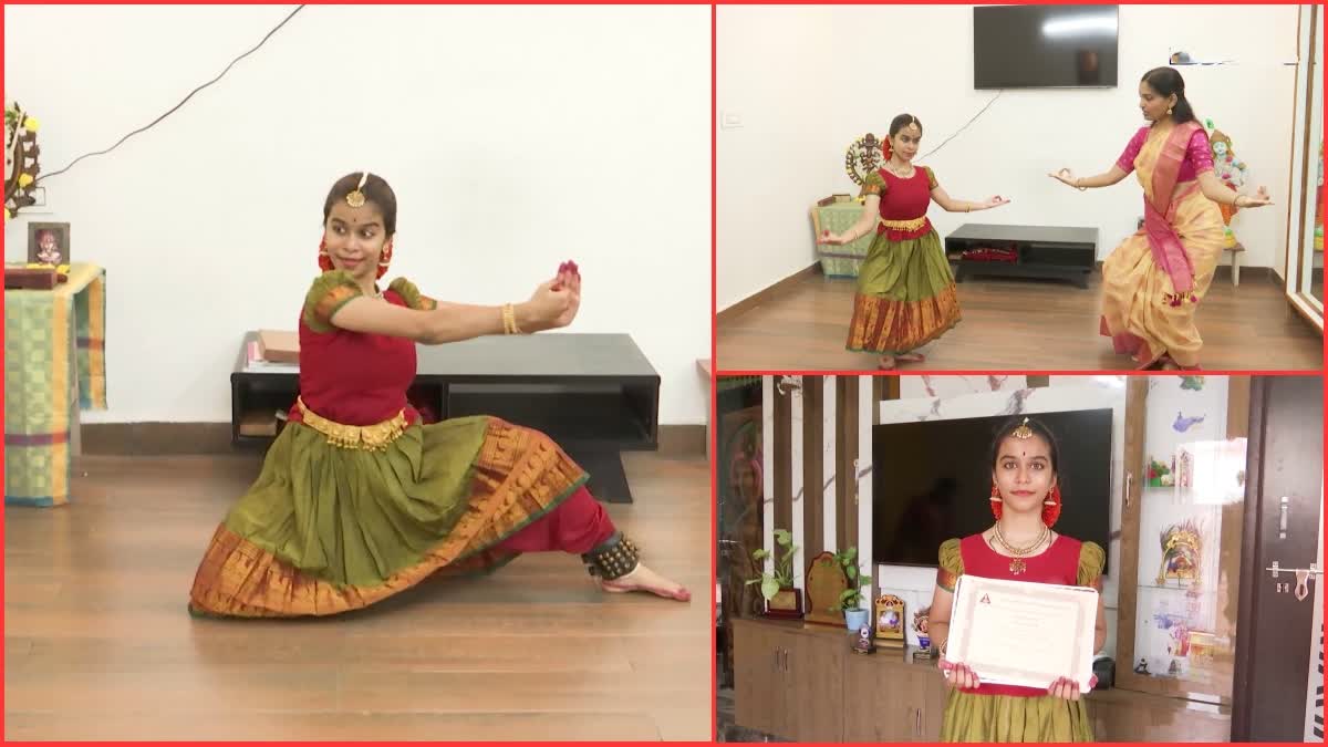 Nizamabad Girl Excels In Kuchipudi Dance