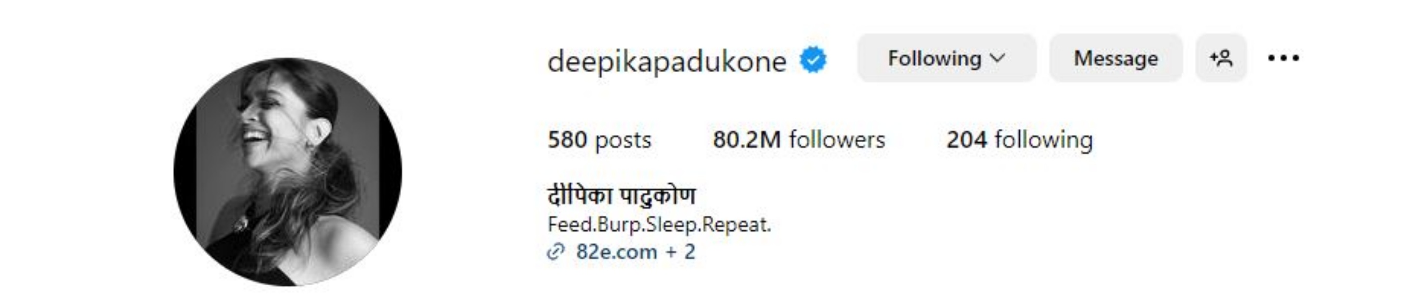 Deepika Padukone updates Instagram Bio