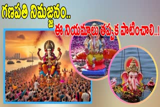 Ganesh Visarjan 2024 Rules