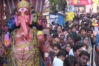 Huge Devotees Rush at Khairatabad Ganesh