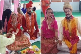 Russian Couples Got Married Following Hindu Rituals