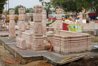 श्री राम जन्मभूमि तीर्थ क्षेत्र ट्रस्ट के सदस्य डॉक्टर अनिल मिश्रा ने जारी की तस्वीरें