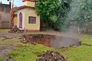 Land slide in Dhanbad