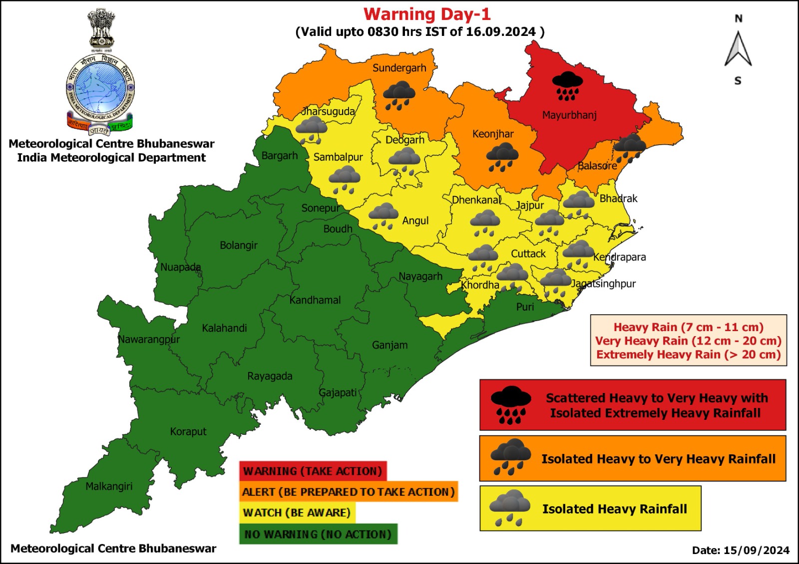 HEAVY RAIN IN ODISHA