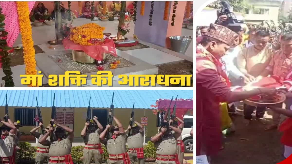 special-shakti-puja-of-gorkha-soldiers-in-jap-campus-of-ranchi-on-navratri-2023