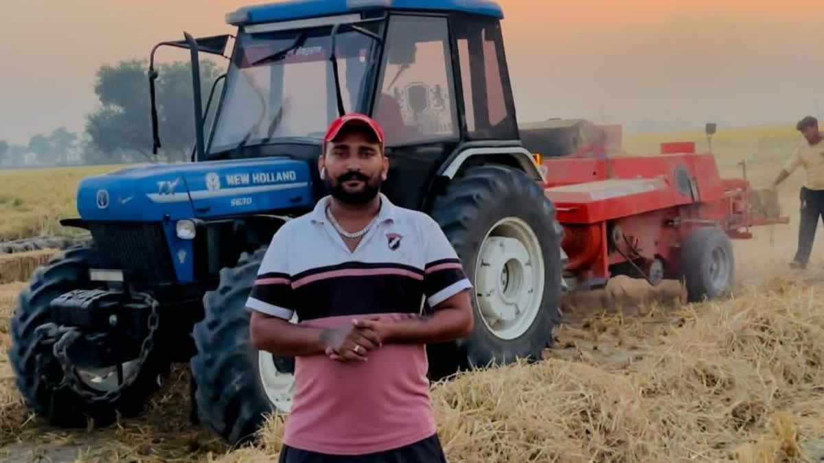 The farmer of Malerkotla is earning lakhs of rupees from paddy straw