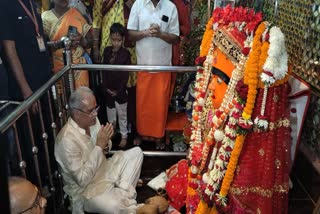 CM Baghel in Mahamaya Temple