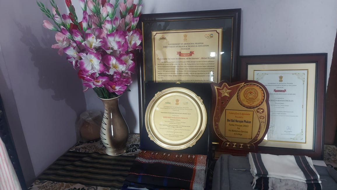 Arunachal pioneer award to Balinarayan Phukan