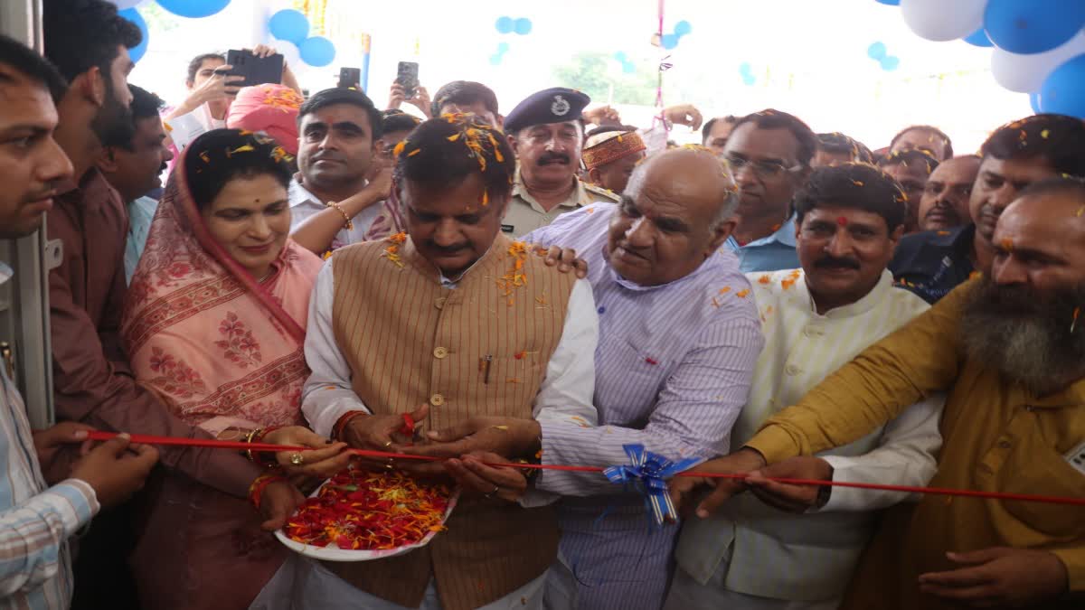 RAJENDRA SHUKLA INAUGURATE HOSPITAL