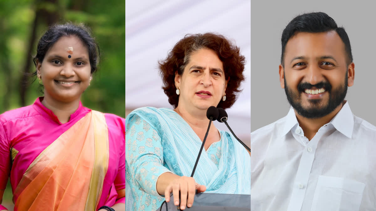 CONGRESS CANDIDATES FOR BY ELECTION  RAHUL MAMKOOTATHIL RAMYA HARIDAS  PRIYANKA GANDHI  WAYANAD CONGRESS CANDIDATE